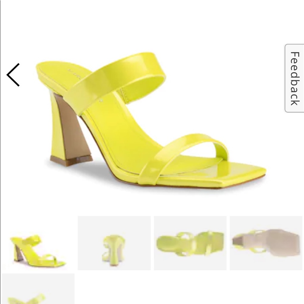 Yellow Marc Fisher Zasha Sandal
